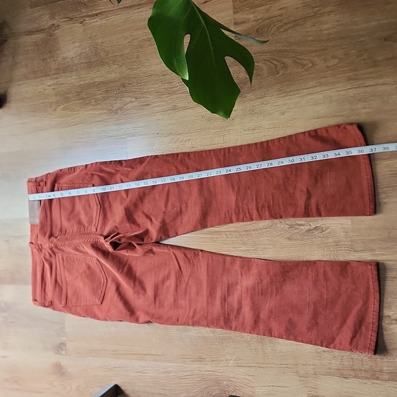 Madewell Cali-Demi boot corduroy pants front button closure size 26 - Picture 10 of 13
